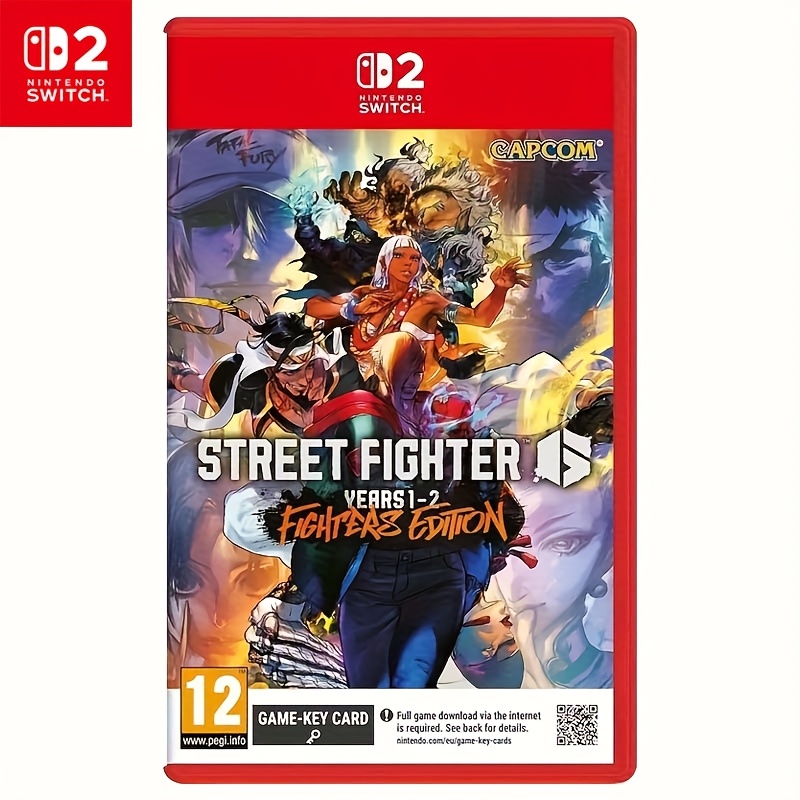 TEMU Switch 2 Street Fighter Year 6 1-2 Warrior Edition - , , , Action-role-playing, Action-adventure, ||action Role Playing, For Teenager