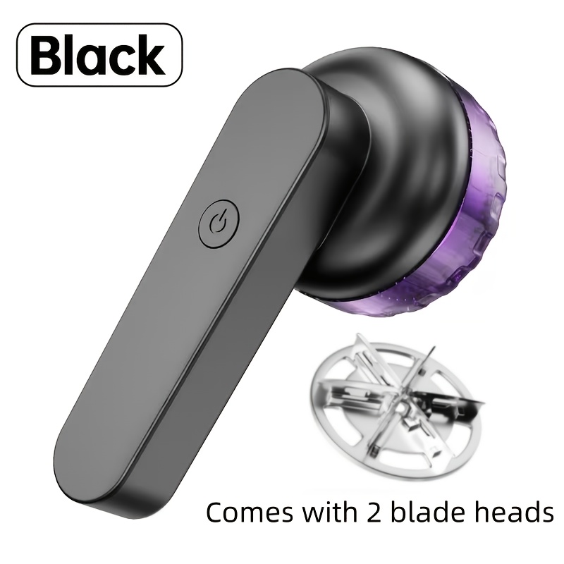 TEMU Coupe-boules de poils portable | Charge rapide Usb-C avec batterie au lithium rechargeable, comprend une lame, une brosse de nettoyage, un câble