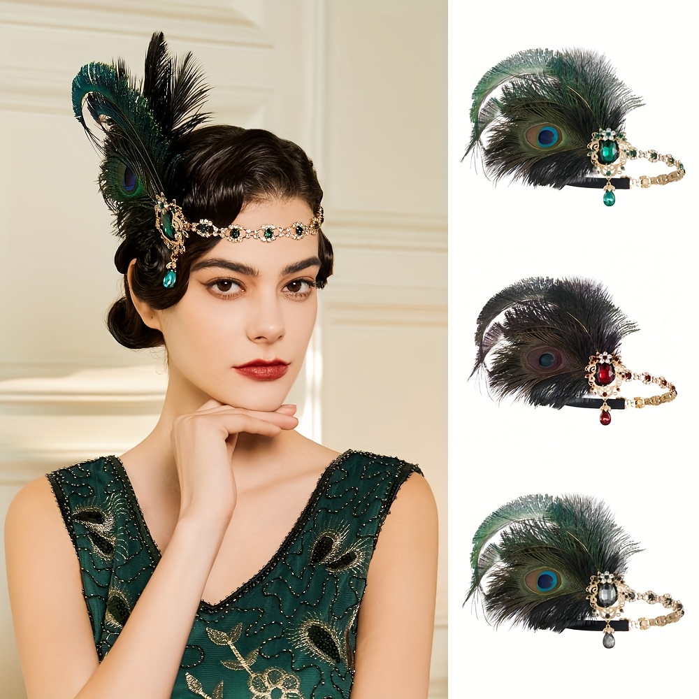 1pc 1920s flapper headband women vintage bead Temu Mauritius