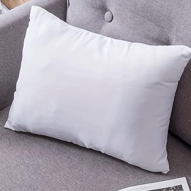 TEMU 1 pièce Coussin de décoration standard 50*30cm blanc - Style contemporain, lavable en machine, utilisation toutes saisons pour canapé, sièges de