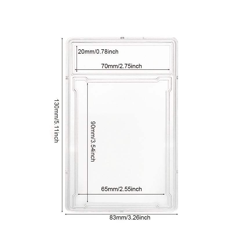1pc Standard Size Graded Card Cases, P/S/A Graded Card Slabs - 35pt  Thickness - Protect and Store Trading Cards, Collectible Cards, TCG, and  Baseball
