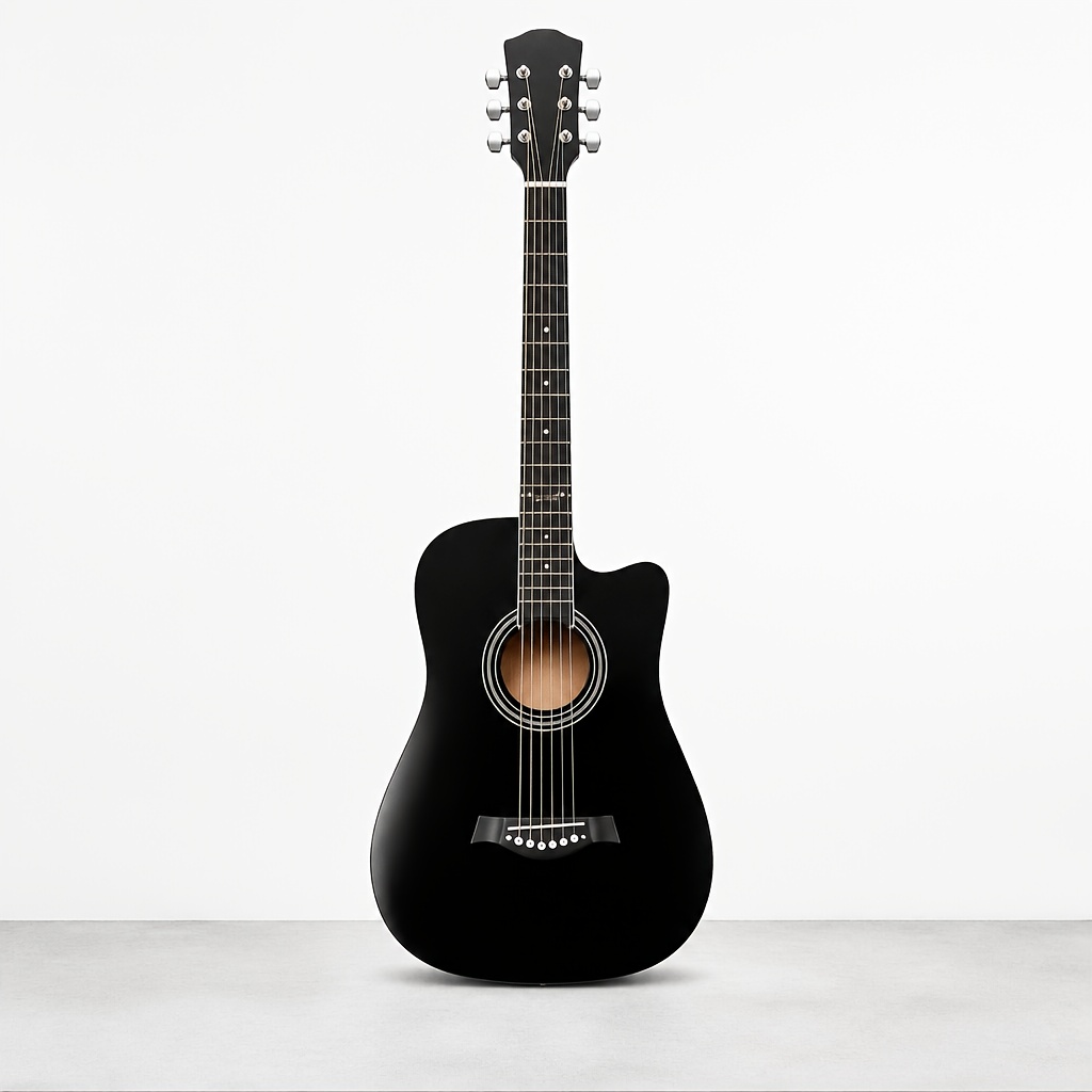 38 Inch Basswood Acoustic Guitar, Portable with Matching Carry... product image 8