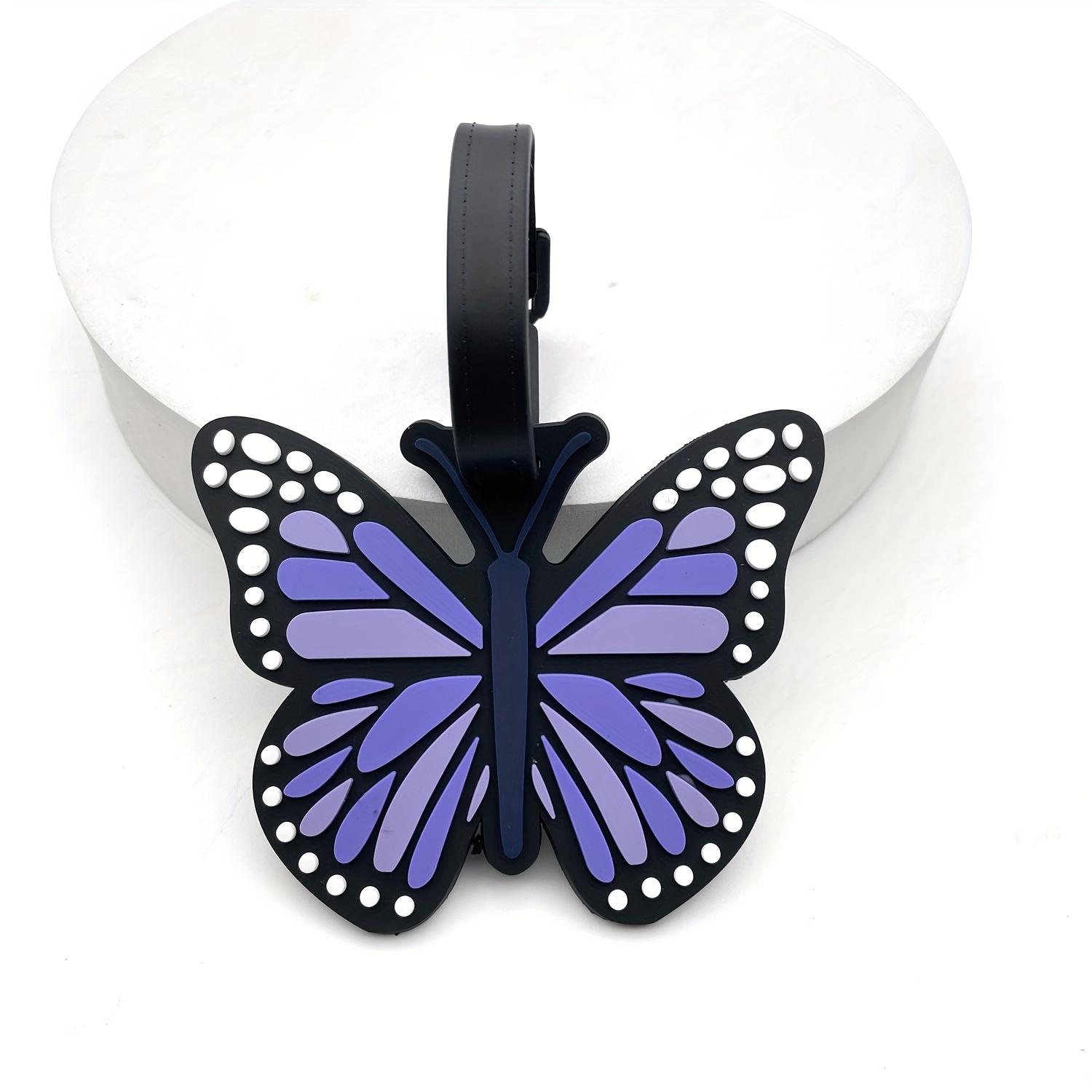 1pc Of Cute Luggage Tag Pendant With Cartoon Design, An Essential Item For Adults Traveling, Suitable For Suitcase Identification
