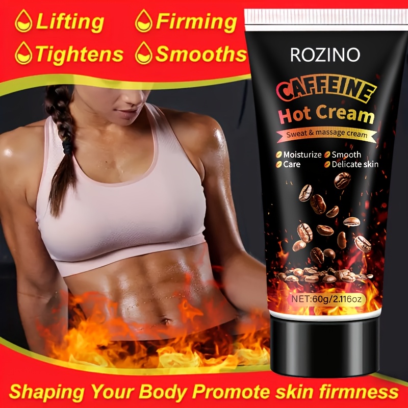 Rapid Warming And Toning, Coffee-Infused Sweat Cream for Women Targeting Belly, And a Cream for Men to Enhance Abdominal Workouts. This Sweat Cream Helps Reduce The Waistline, Providing Noticeable Results in a Week When Applied Evenly for Hydration.