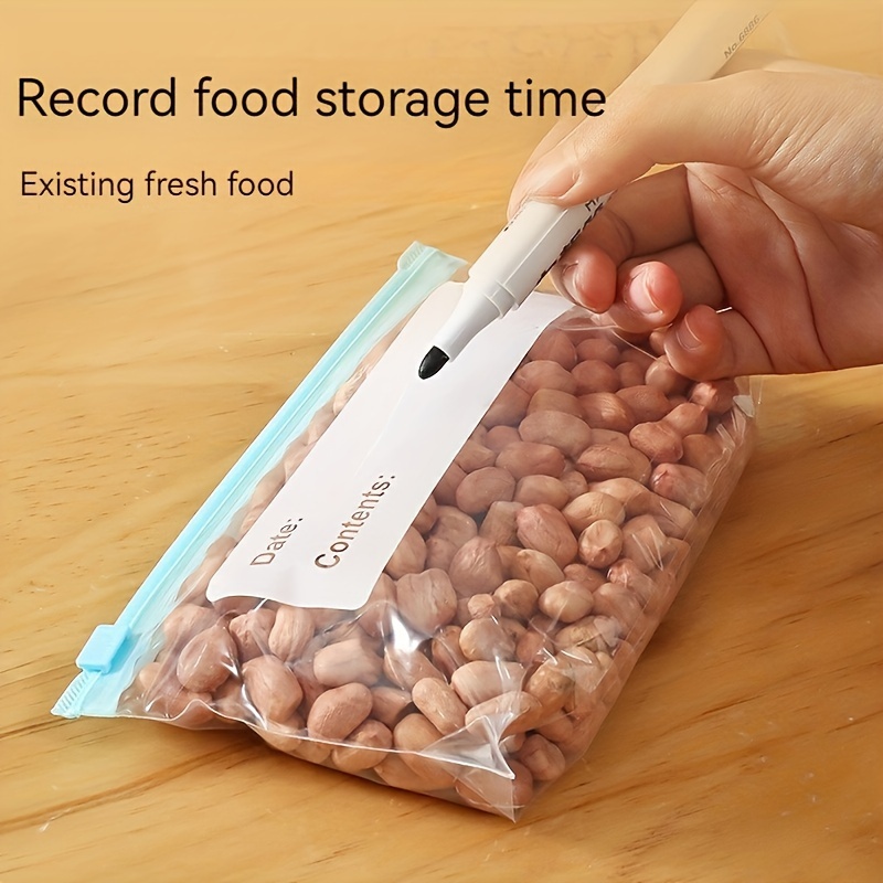 [45/20/30/40pcs Reusable Storage Bags] 45/20/30/40pcs Reusable Storage Bags, Zippered Fresh-keeping Bag, Food Sorting Storage Bag, Food Preservation Sealed Bag, for Fruit, Grain, Vegetable And Meat, Kitchen Organizers And Storage, Kitchen Accessories
