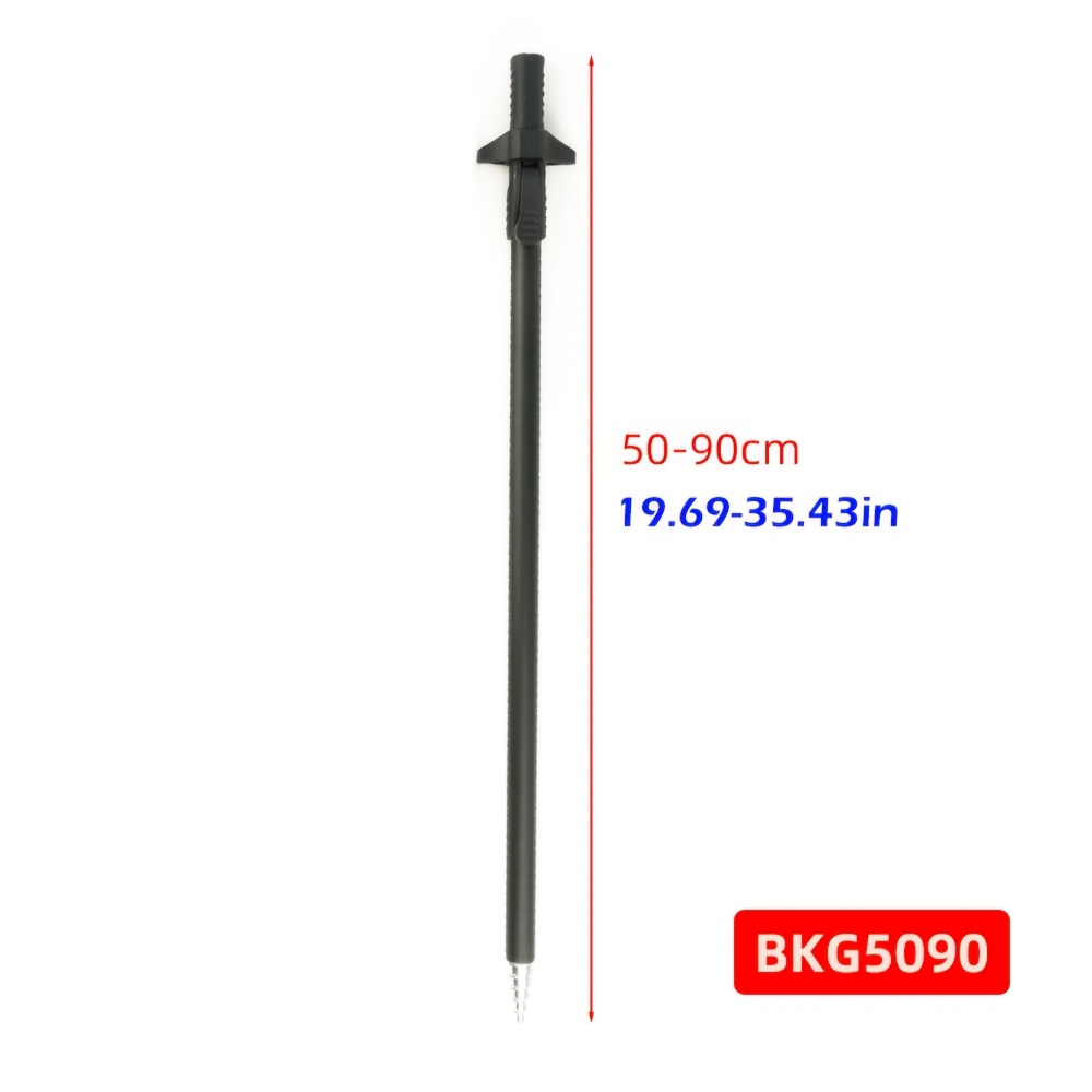 Image of Hirisi 3-size Adjustable Fishing Rod Holder Set For Carp , 30-90cm, With Screw-in Ground Spike And Swivel Lock, Durable Shore Fishing Support, Practical Tool For European