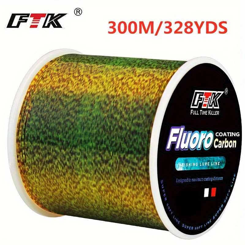 

Ftk 300m/328yds Monofilament Fishing Line Made Of Nylon, In Diameters From 0.20mm To 0.60mm, With A Strength Range Of 7.15lb To 45lb, Suitable For Carp Fishing.