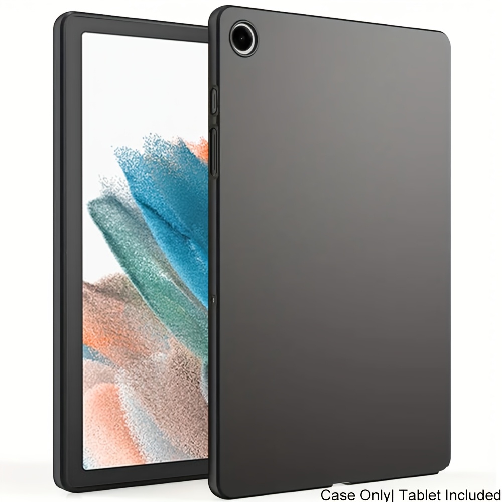 TEMU For Galaxy Tab A8 2021 Case Compatible With Sm-/x205 Tablet, 10.5 Inch Matte Black Soft Cover With Honeycomb Cooling System, Lightweight