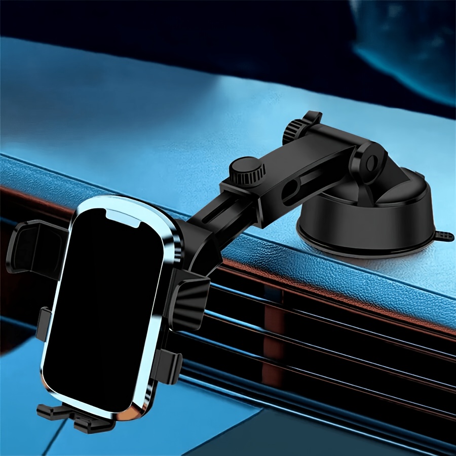 TEMU Support de Téléphone Portable Monté sur Voiture à Ventouse, Extensible, Rétractable et Rotatif pour Grands Camions. C'est un Support Universel