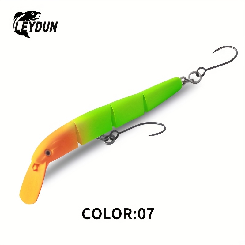 Leydun -s Joint Fishing Lure 70mm 4g Sinking Minnow Crank Wobbler Single Hook Area Trout Stream Freshwater Artificial Bait