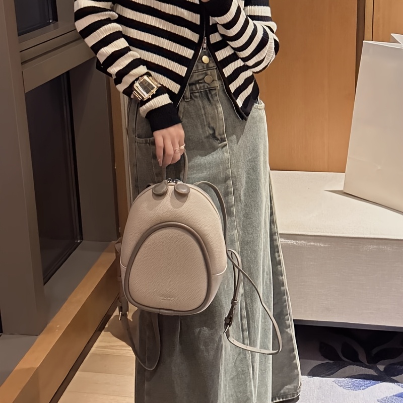 chic minimalist backpack women versatile travel school bag Temu Oman