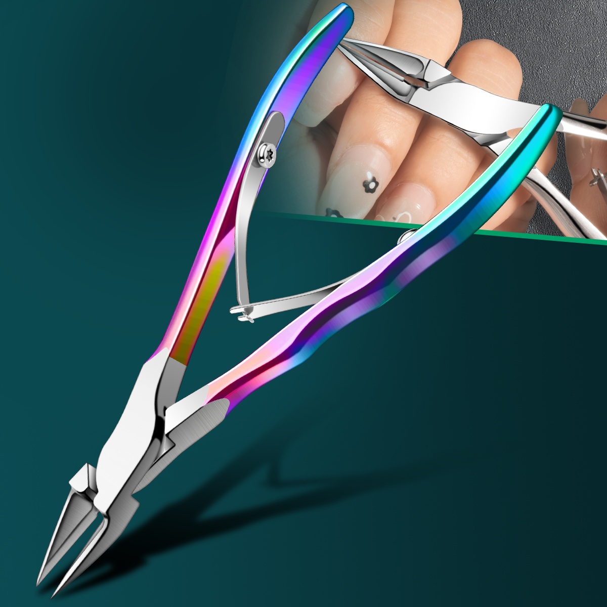 Image of Toe Nail Clippers Suitable For Thick Nails, Heavy-duty Toenail Scissors, Professional Nail Clippers, Ergonomic Non-slip Long Handle, Men Women Elderly Toenail Clippers