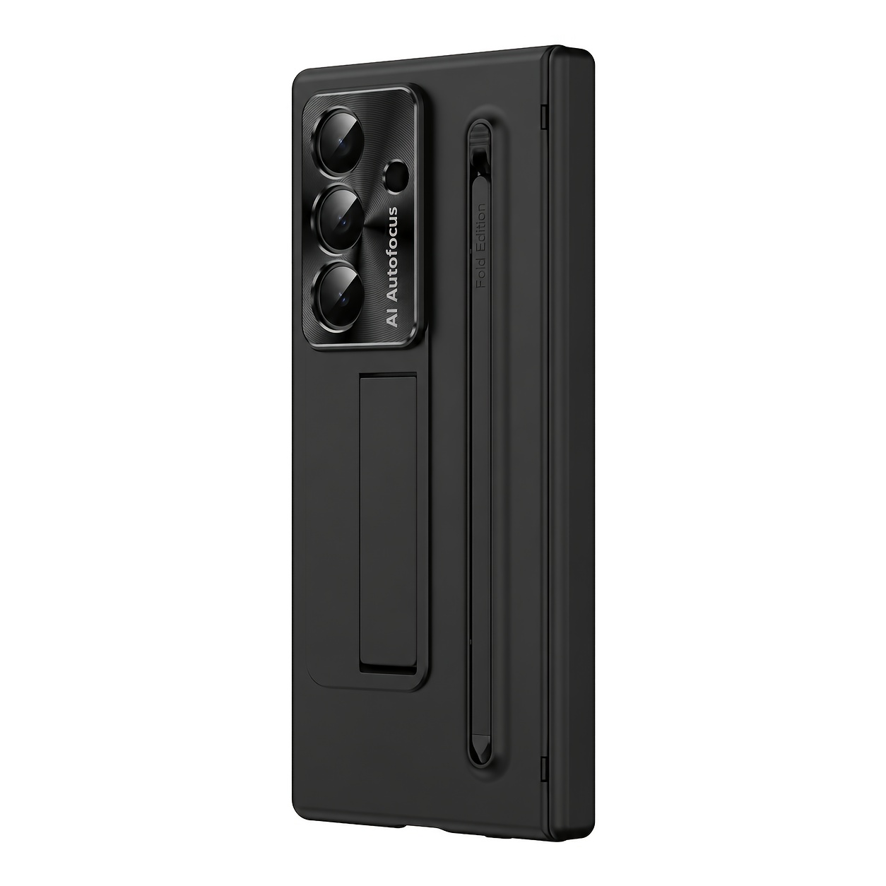 TEMU Telefoonhoesje - Geschikt voor Samsung Galaxy Z Fold 7, een stijlvol en hoogwaardig telefoon beschermhoesje met geïntegreerde standaard. De