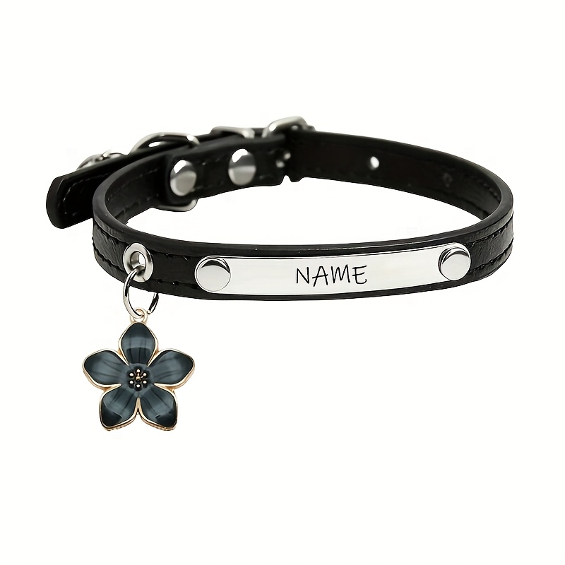 Personalized Customizable Name Cat Collar with Anti-Lost ID Tag