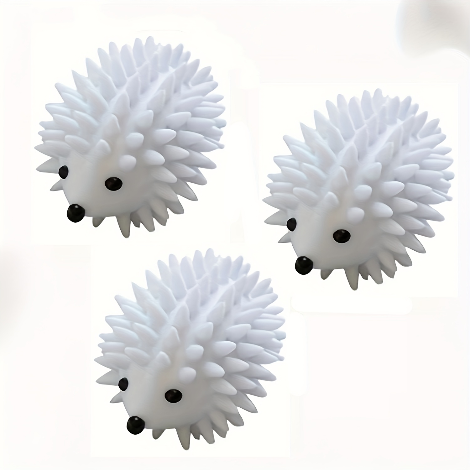 

3/5pcs Hedgehog Laundry Dryer Balls, Reusable Fabric Softener And , Anti-tangle Washing Machine Accessories