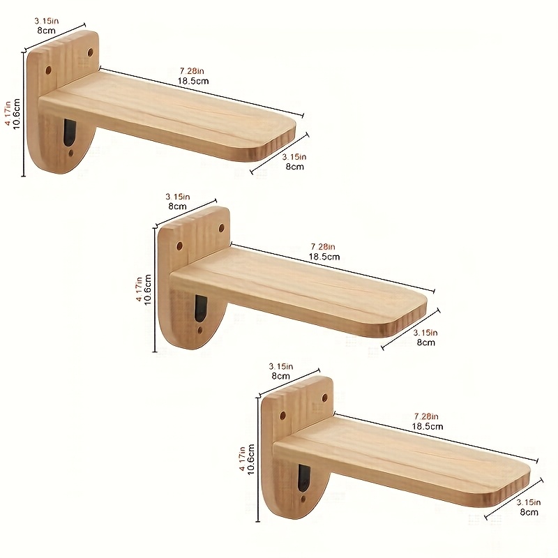 3 Wall-mounted Cat Beds Cat Climbing Frame Modern Cat Wall Furniture