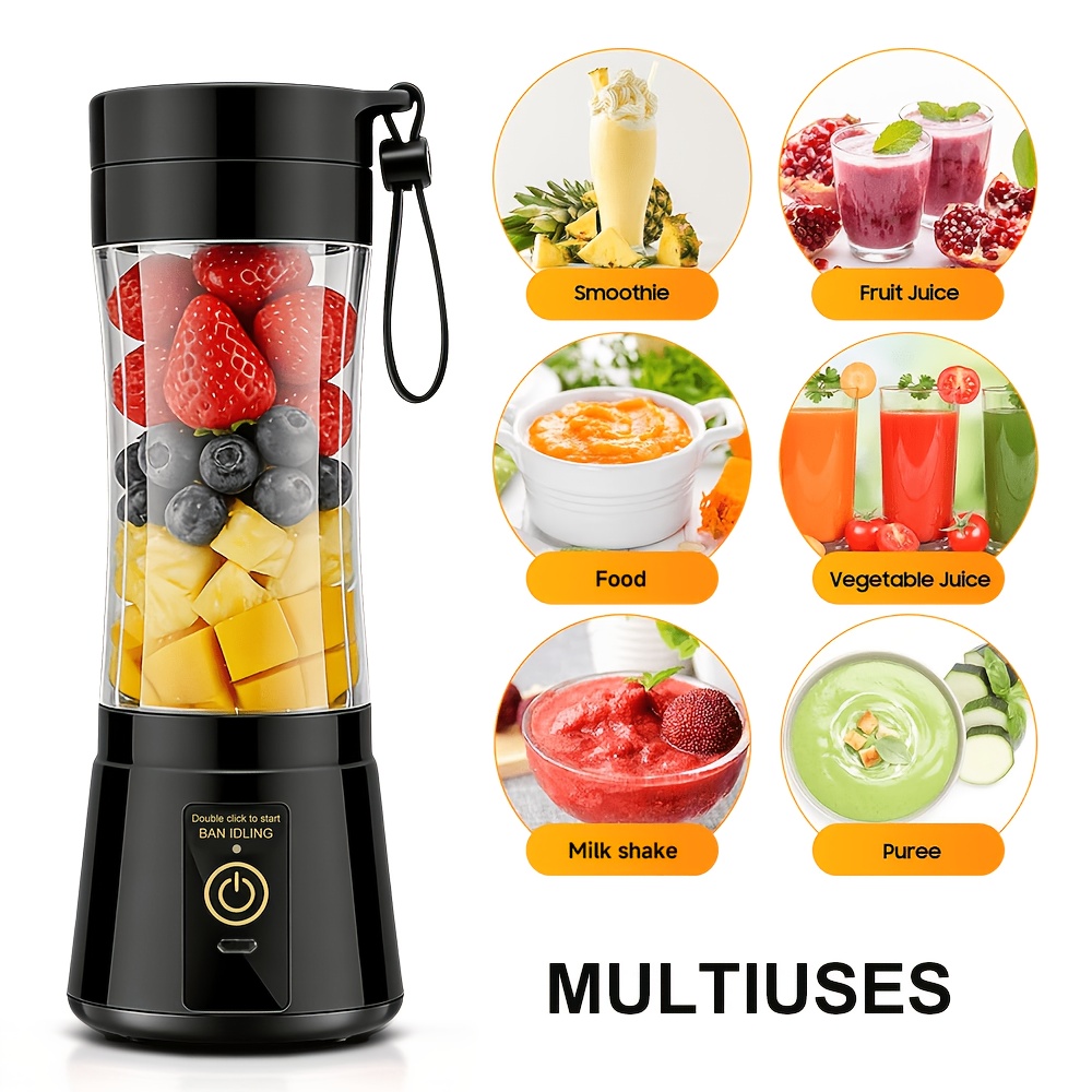 Rechargeable Portable Blender Cup, 12.85 Oz Electric USB Juicer... product image 5
