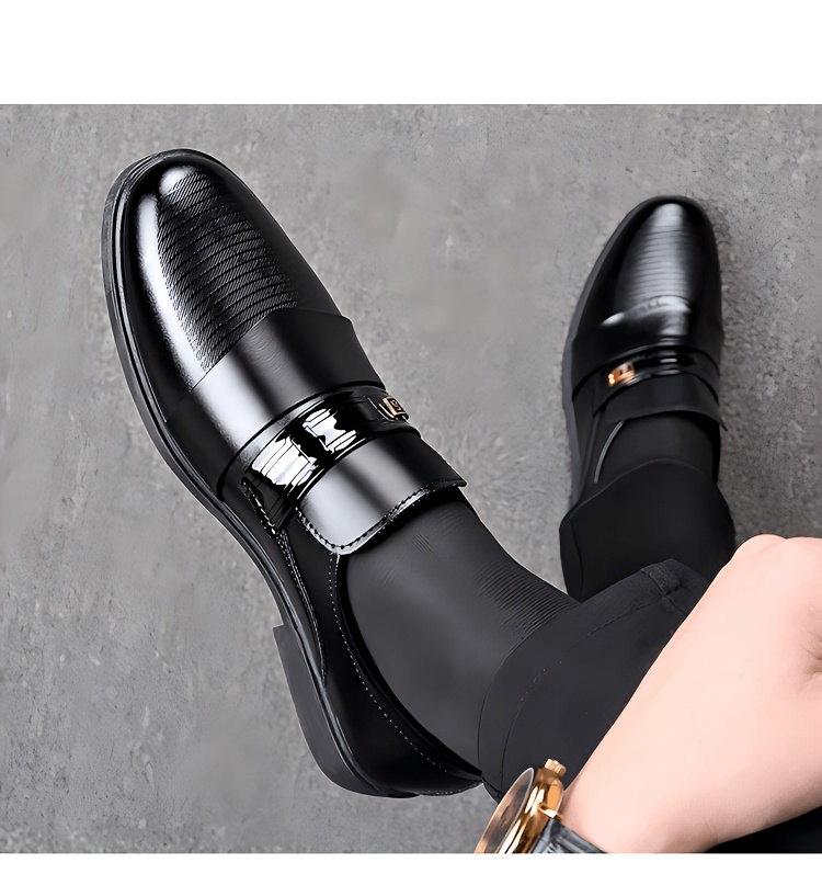 Slip-On Loafers, Heren Business Casual Schoenen, Modieuze Veelzijdige Oxfords, Trouwschoenen voor Heren, Rij Schoenen