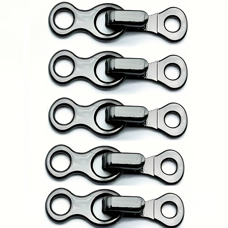 TEMU 5pcs Alloy Invisible Buttons - Chinese Style Adjustable Hidden Clasps, Compatible With Coats, Fur, Trousers, Dress Pants & Jackets, High-quality