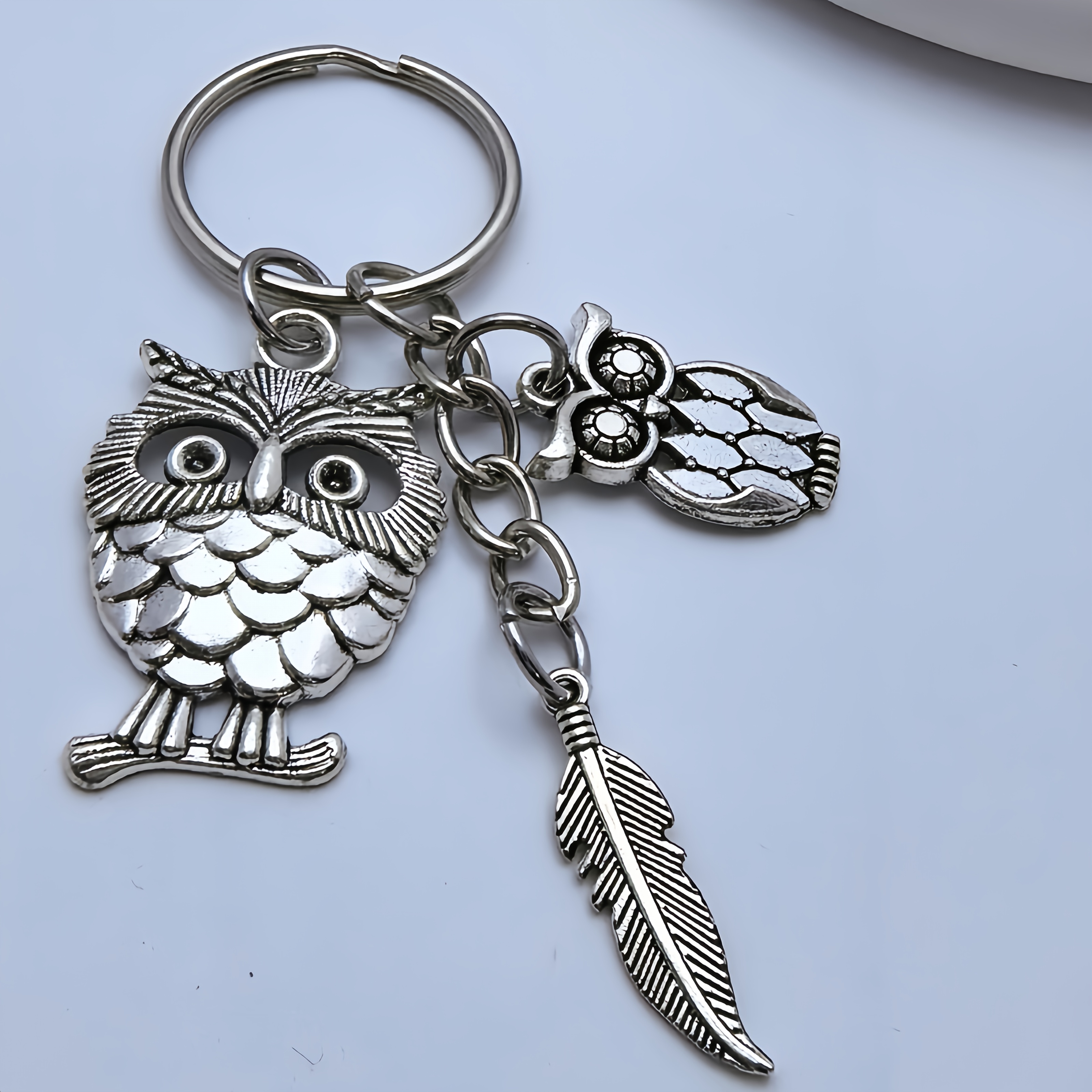 Image of Owl Pendant Keychain, Suitable For Gifts, Wallets, Schoolbags, Backpacks And Shoulder Bags
