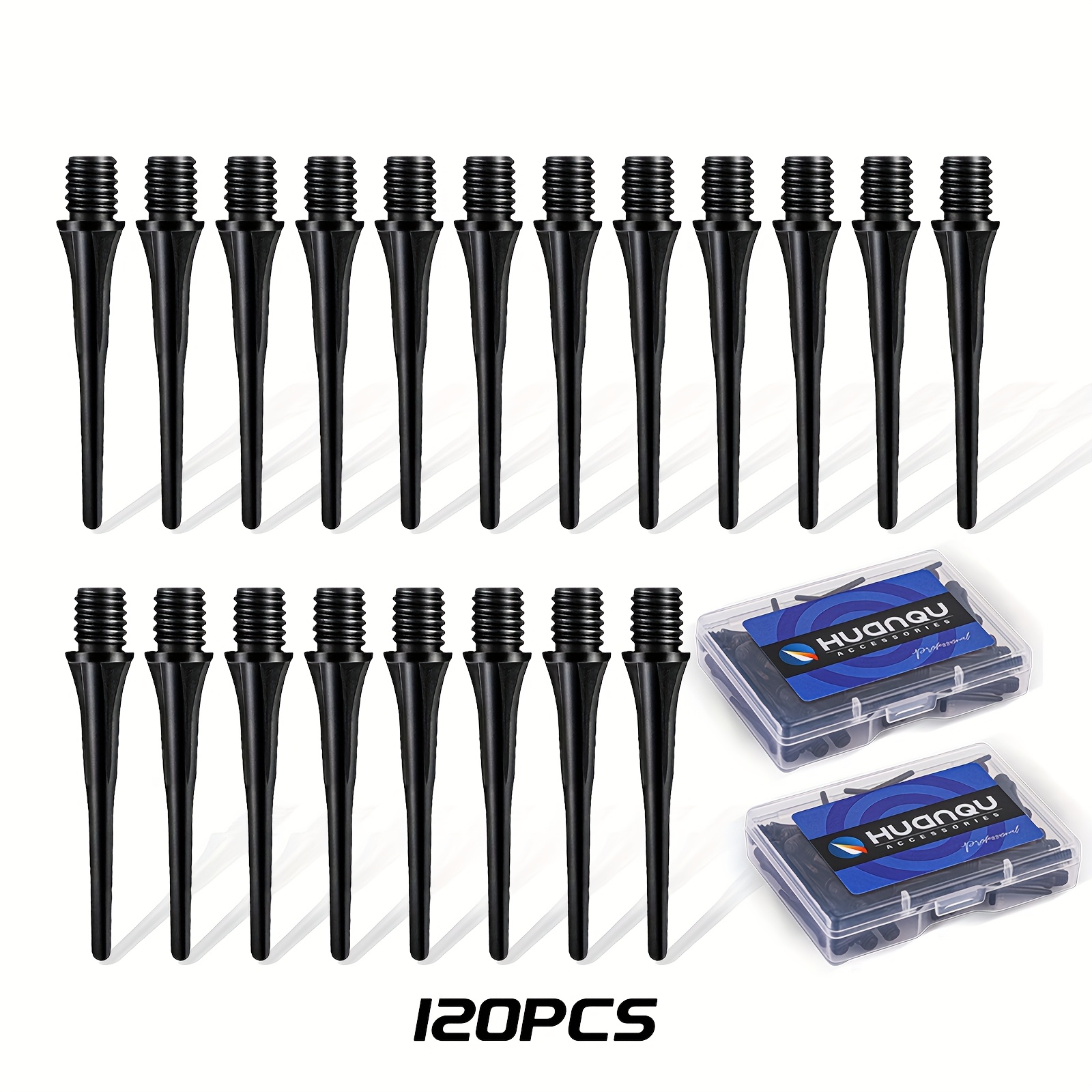 Universal 2ba Thread Soft Dart Set Of 60pcs, Designed With Plastic Soft Head And In 9 Colors, Specifically Designed For Electronic Dart Targets With A Length Of 3 Centimeters And 118 Inches