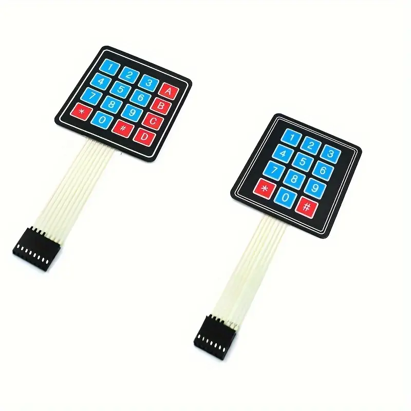 teclado matricial de 1 pieza 4x4/1x4/3x4 - sin necesidad de , funcionamiento sin batería, teclas duraderas y para robótica, proyectos de computadora laca (sbc) y microcontroladores, prototipado de | diseño | teclado con conector de pines Detalles del producto 1