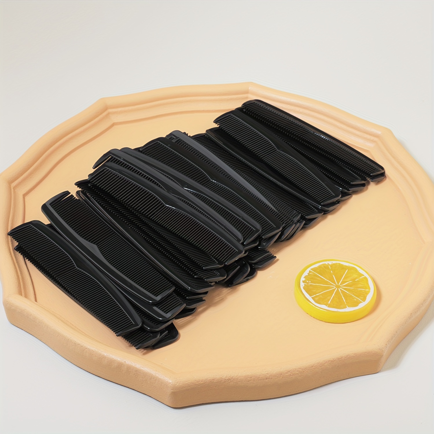 50pcs ABS Handle Pocket Hair Combs for All Hair Types