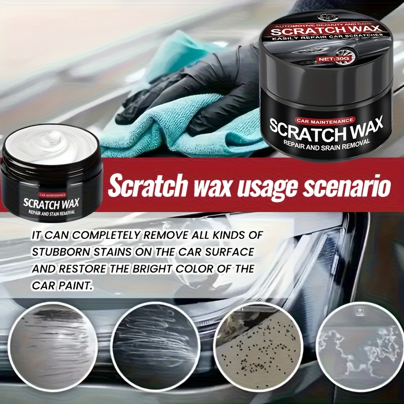 universal car scratch repair wax kit car scratch and swirl removal cream suitable for all vehicles polishing and waxing scratch removal repair cream car body and wheel hub grinding composite anti scratch wax Product details 5