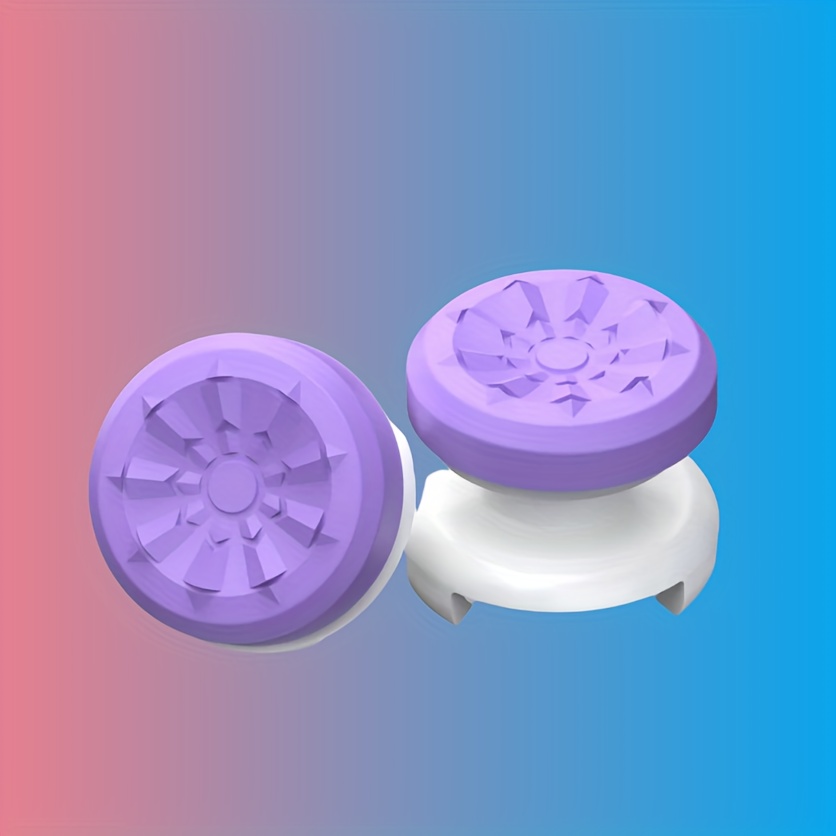 a set of   thumbstick caps 1 tall and 1 medium playstation 4 controller keycaps game controller riser caps anti slip caps simple packaging suitable for  4 and  5