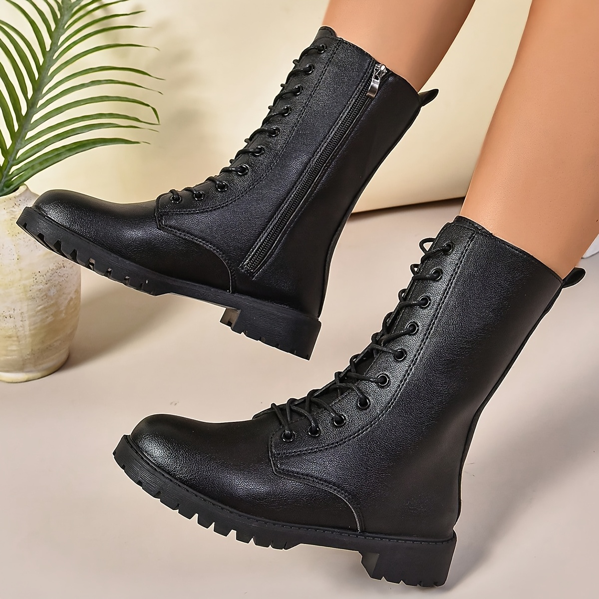 Image of Fashionable And Versatile Comfortable Women's Ankle Boots, Women Shoes Elegant Women Shoes Shoes