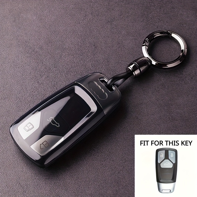 Car Key Case Protective Shell Suitable For A4 A5 Rs4 Rs5 S5 S4 Q5l Q7 Sq5 For R8 For Remote Control Protective Cover High-end Key Chain For Men And Women
