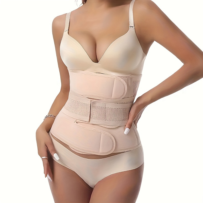 Ceinture abdominale post-* bande élastique pour le ventre après  accouchement naturel ou césarienne de soutien post-grossesse réglable, be