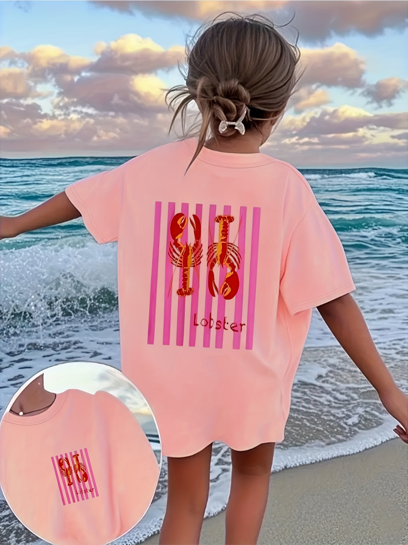 dress with lobster print sold on Temu United States