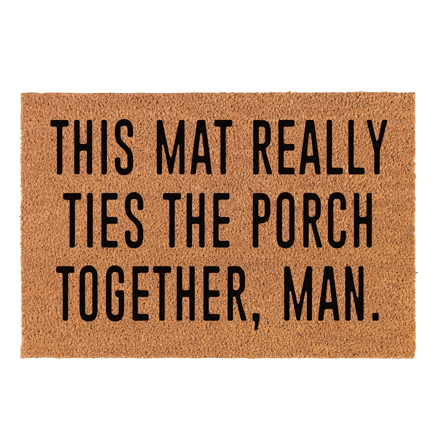 

Funny Letter Print Welcome Doormat, Coir Front Door Mat Entryway Outdoor Mat With Heavy Duty Front Porch Welcome Mats Entry Natural Coir Outdoor , Patios, , & More