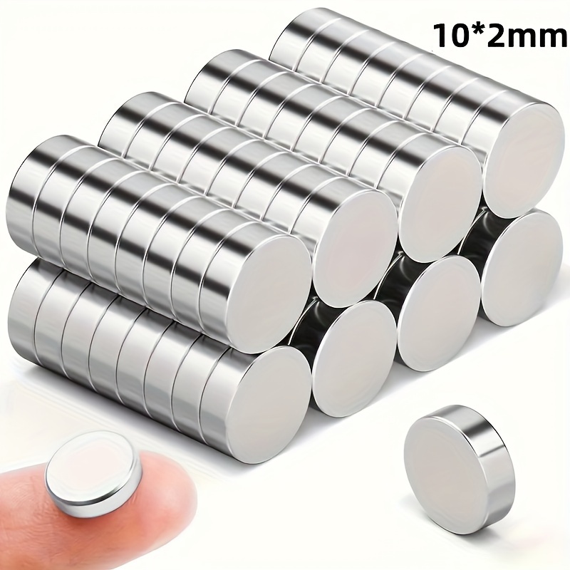 

50pcs Earth Magnets, 10x2mm Round Metal Magnets For Whiteboards, Photos & - Xiongchuci