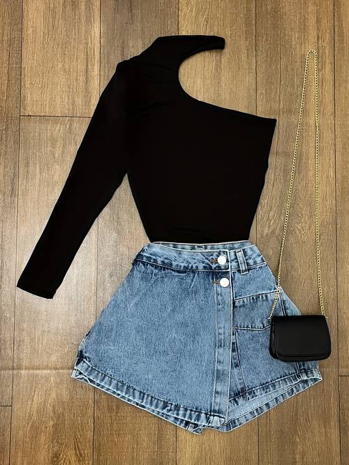 womens fashion solid color irregular collar short long sleeve designer t shirt top pb 1259