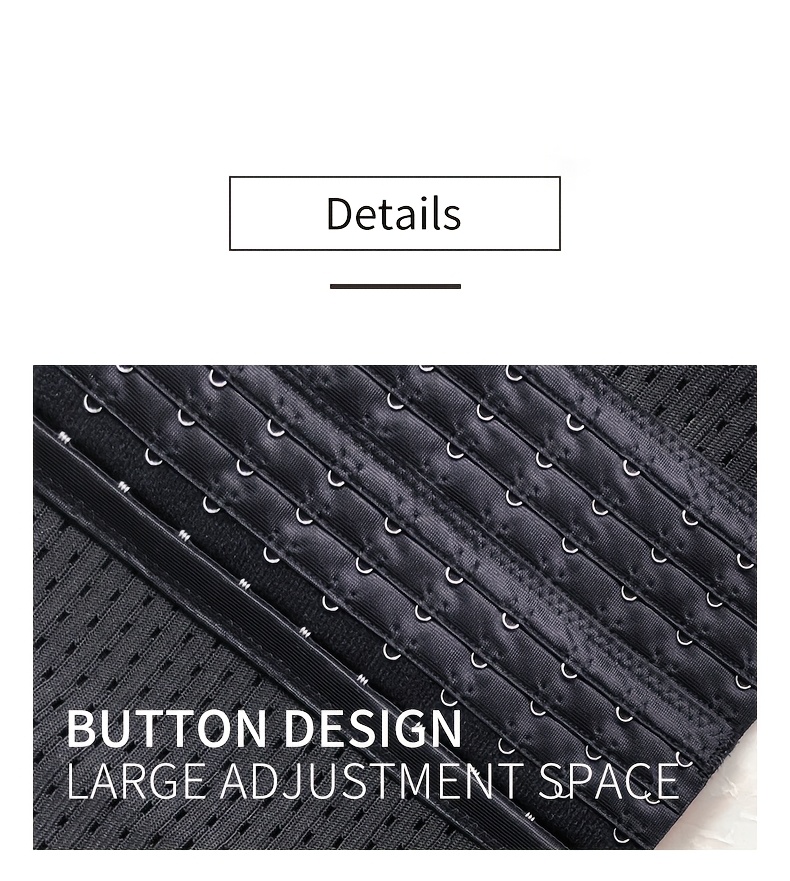 Waist Trainer Corset Shapewear Tummy Control Body Shaper Waist Cincher for Women Postpartum Belly Band Wrap with 6 Rows of Hooks