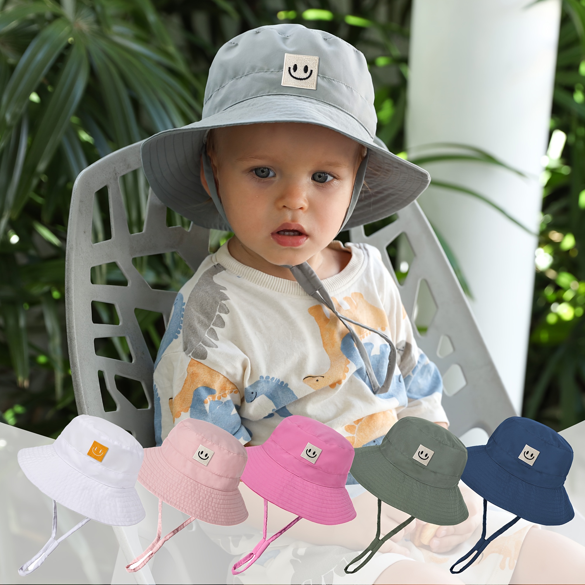 Baby Hats, Summer Thin Sunscreen Bucket Hats, Cute Sun Hats For Boys And  Girls - Kids Fashion - Temu