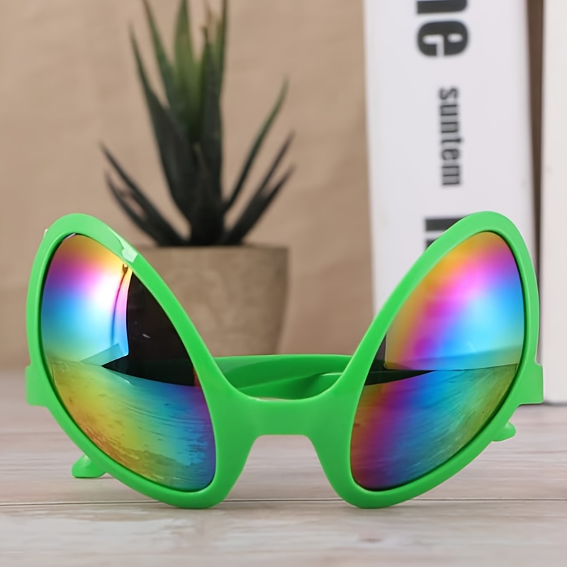  Abaodam Gafas de sol de alienígena, 5 unidades, gafas de sol de  alienígena, para fiesta, fiesta, divertidas, gafas decorativas de  alienígenas, para fiesta temática de extraterrestres, accesorios para :  Ropa, Zapatos