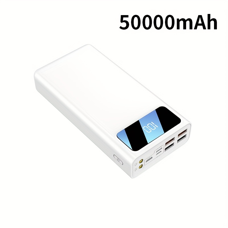 E-shop 50000mAh Powerbank mit großer Kapazität, schnellem Aufladen, LED-Power-Display, bidirektionales Type-C-Schnellladen, fünf Ausgänge, zwei
