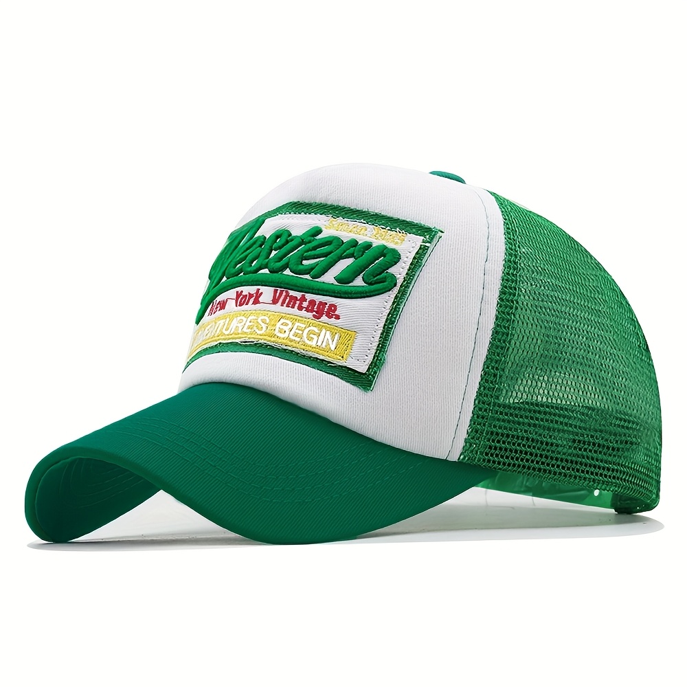Image of Classic Versatile Mesh Cap For Summer - Unisex Outdoor Casual Sports Baseball Cap With Curved Brim, Comfortable And Stylish Couple's Travel Essential Hat, Ideal Gift For