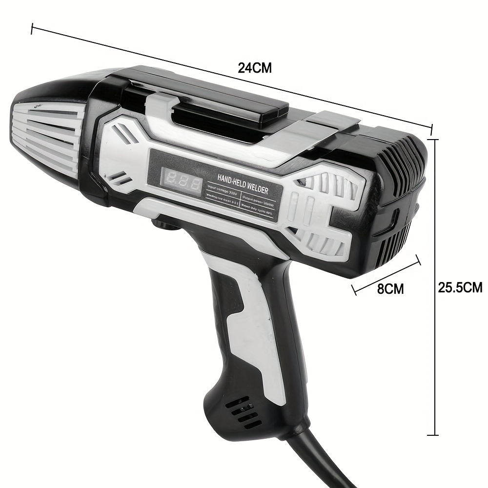 TEMU Handheld Welding Machine Arc Welder Gun Electric Digital Welder Hand-held Electric Welding Machine Household Portable Inverter Welding Machine