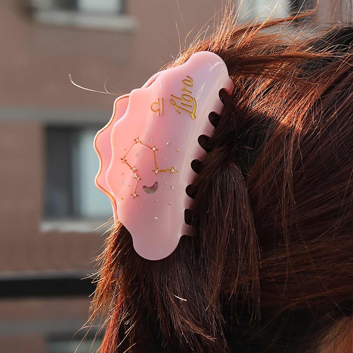 TEMU 1pc Personalized Bling Stones Hair Claw Clip