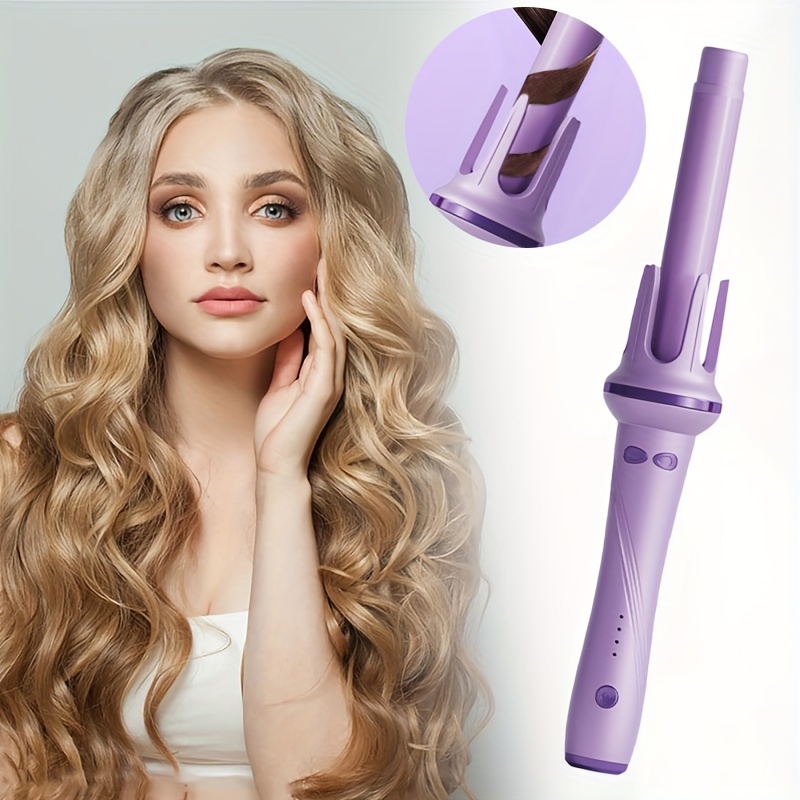 

Automatic Curling Iron, 28mm Barrel Curler With, 4 Temperature Adjustment , 4 Adjustable Temperatures, Instant Heat, Long , Hair Styling Curing Iron - Valentine's Day Gift