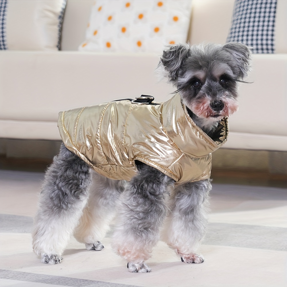 Small Dog Puffer Jacket Puffy Puppy Snowsuit Waterproof Large Dog Coats,  Warm Dog Jackets For Large Dogs Winter