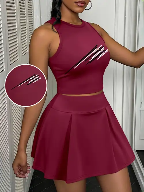 summer dress with shorts underneath Womens Tennis Athletic Dress Mini Romper Dress with Built in Shorts Summer Vacation Outfits