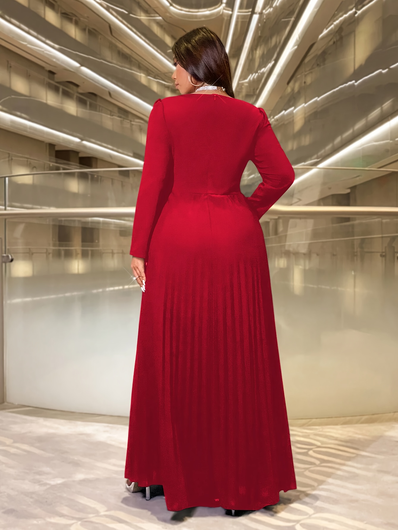 chinese dress ladies Amazon.com: Nemidor Plus Size Maxi Dress for Curvy Women Fall Casual Loose Long  Sleeve Dresses with Pocket 14-26(269,14,Black+Sleeve) : Clothing, Shoes &  Jewelry main image 1