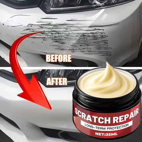 scratch repair paste no painting required suitable for all vehicles trucks motorcycles eliminates scratches and swirl marks instantly effective polishing tools
