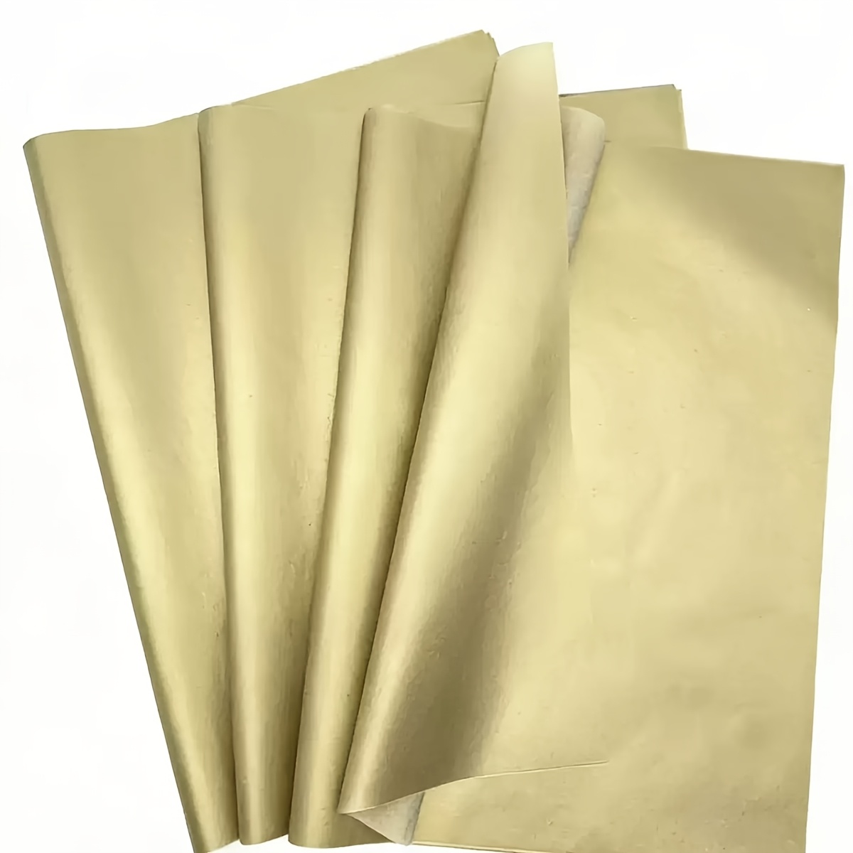 TEMU Papier Fin Doré pour Emballage de Fleurs, Papier d'Emballage Floral Luxueux, Papier Fin Doré Haut de Gamme pour Bouquets, Convient pour et Noël,