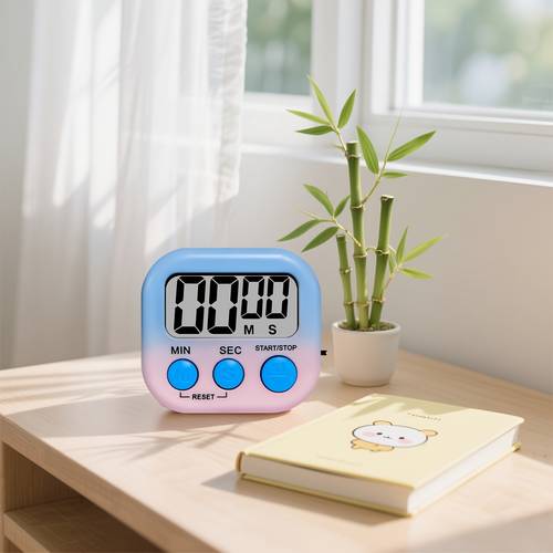 timer gradient color stopwatch timer office study and exam reminder kitchen cooking timer multi function countdown timer halloween gift does not battery suitable for 10 occasions